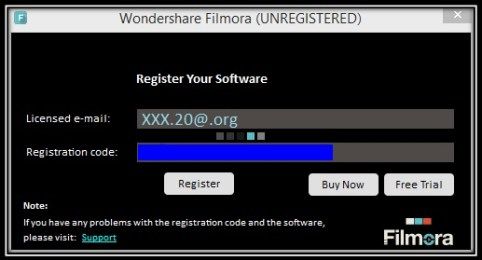 Wondershare Key Registration